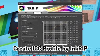 Colour Linearisation and Create ICC Profile by InkRIP Software Step by Step Tutorial [upl. by Wichern]