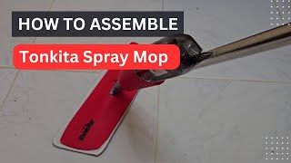 How to setup and use a SPRAY floor cleaning mop mop spraymop [upl. by Horsey419]