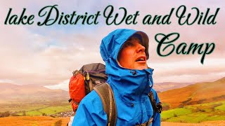 Wet and Wild Solo Camp in the Lake District  Grizedale Pike [upl. by Gnidleif]