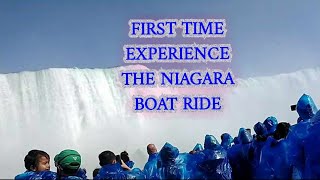 First Experience The Niagara Falls Boat Ride In American Side [upl. by Adelbert249]