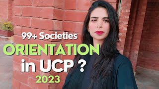 UCP Orientation 2023  100 Societies  UCP vlogs  SaMreen HasHmi [upl. by Frayda443]