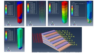 RC column strengthening with carbon fiber CFRP using ABAQUS [upl. by Chaffinch]