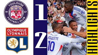 Toulouse vs Lyon 12 Résumé et Buts  Ligue 1 2425 But de Malick Fofana 904 [upl. by Levona527]