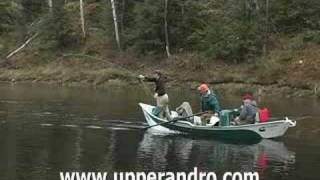 Fishing The Upper Androscoggin River in Maine [upl. by Ingra567]