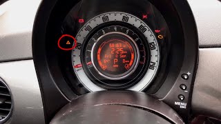 FIAT 500 Service Light Reset [upl. by Cowles]