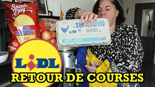 LIDL 🛒Retour de Courses 😍De Belles Promos De Nouveaux Oeufs Anti Gaspi [upl. by Baugh]