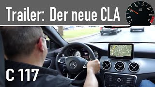 Trailer Vorstellungsfahrt MercedesBenz CLA 200 C117 [upl. by Georgianne]