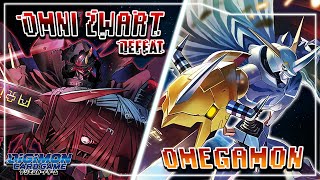 Digimon Card Game  Omnimon Zwart D Black VS Omnimon X Blue [upl. by Ravo]