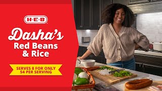 HEB BudgetFriendly Meals Dashas Red Beans amp Rice [upl. by Arrec]