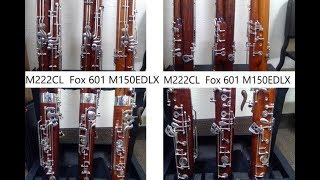 Moosmann 222CL amp 150EDLX Fox 601 sidebyside comparison [upl. by Oramug582]