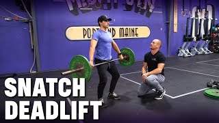 Snatch Deadlift the Right Way [upl. by Weywadt]