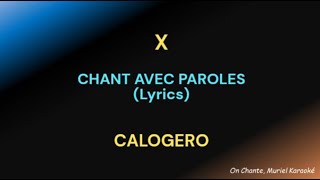 CALOGERO X  PAROLES Lyrics HQ [upl. by Ogawa]