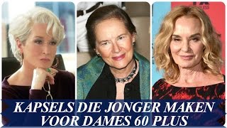 Kapsels die jonger maken voor dames 60 plus [upl. by Halilad]