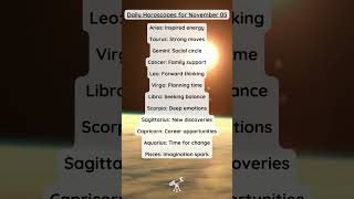 November 5 Horoscopes ✨️zodiac horoscope astroscope tarot facts zodiacsigns dailyhoroscope [upl. by Etnod]