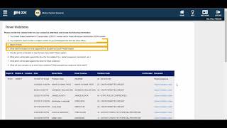 INOSOWPS Travel Violations Tutorial Video [upl. by Adelia]