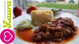 Carne con Nopales en Salsa Roja [upl. by Sherye526]