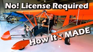 Aerolite 103 Ultralight  How its Made  Factory Tour  No License Required  Part 103 Legal [upl. by Macdougall119]