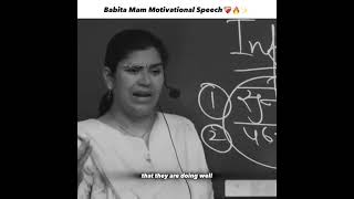 Babita Mam True Lines  Babita Mam Motivational Speech  motivation [upl. by Cavan]