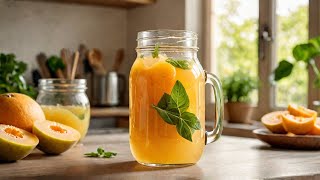 DIY Muskmelon Lemonade Recipe  You Wont Believe The Secret Ingredient [upl. by Hertha]