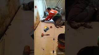 How to Install 75x75cm Floor Tiles  Ultimate DIY Guide okay236 shorts tiles [upl. by Brewster]