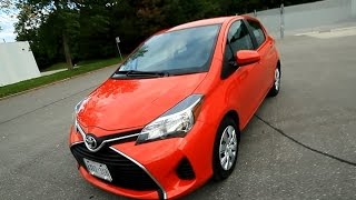 2015 Toyota Yaris Review  Walkthrough amp First Drive [upl. by Marcellina795]