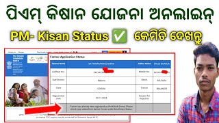 Pm Kisan Status Check PM Kisan Samman nidhi Yojana Online PM Kisan New Registration Status List [upl. by Brunhilda]