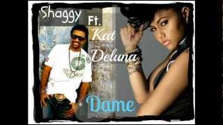 Shaggy Ft Kat Deluna  Dame LYRICS [upl. by Anorahs]