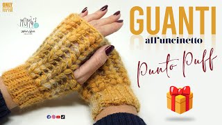 TUTORIAL GUANTIMANICOTTI UNCINETTO FACILI🎁EASY CROCHET GLOVES 🌻momiscrochet crochet tutorial [upl. by Pax]