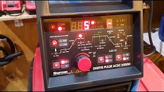 Tig welder unboxing Sherman DIGITIG 200GD ACDC [upl. by Eugaet364]