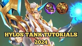 HYLOS TANK TUTORIALS 2024  The most underrated tank in Mobile Legends MLBB [upl. by Bouzoun]