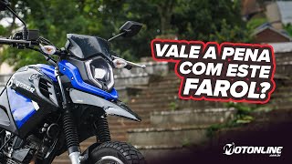 Crosser 150 faz sentido o seu POLÊMICO FAROL teste yamaha [upl. by Doti]