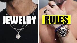 10 Mens Jewelry Wearing Dos amp DONTs Rules ALL Men Should Follow [upl. by Enaamuj]