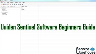 Uniden Sentinel Software Beginners Guide [upl. by Soelch981]