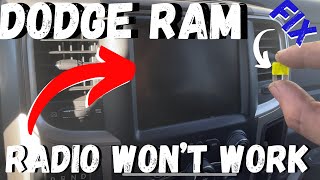 Dodge Ram radio doesn’t work [upl. by Wayland324]