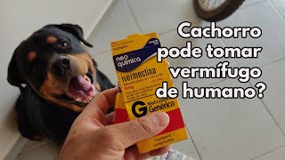 Antiparasitários vermífugos de humanos para cachorro [upl. by Elak]