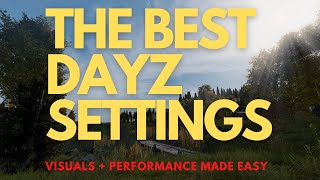 The BEST DayZ settings for Graphics PVP AND Performance 2024 [upl. by Salisbarry]