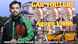 TERBARU  GAJI Agogo Violin Dari YouTube  ternyata banyak banget penghasilan nya [upl. by Adnav708]