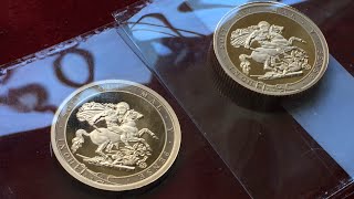 Heres ALL 2017 Sovereign Types  Bullion Proof Strike on the Day BU Piedfort [upl. by Richel]