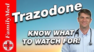 TRAZODONE FOR INSOMNIA  Learn the Side Effects and What to Expect [upl. by Trinee]