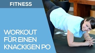 Knackiger Po mit 6 Übungen  Anfänger Fitness Training für zuhause  Fit mit Anna  HD [upl. by Malvie383]