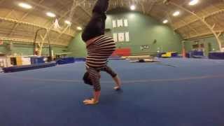 Dips and Handstand  35 Wks Pregnant with Twins [upl. by Vani481]