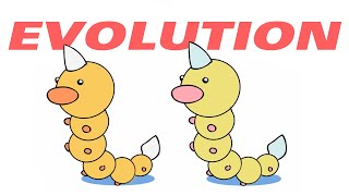 Weedle Evolution Normal and Shiny Pokemon Transformation Animation Kakuna Beedrill [upl. by Kris561]