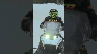 Taiga Nomad Electric Snowmobile 100 Mile Ride snowmobile shorts short shortvideo [upl. by Edmond]