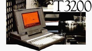 1987 Toshiba T3200  The most powerful laptop of 30 years ago [upl. by Adihsaar233]