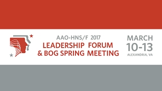 AAOHNSF 2017 Leadership Forum amp BOG Spring Meeting [upl. by Bullard108]