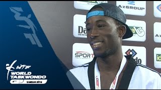 WTF INTERVIEW 2nd  CISSE CHEICK SALLAH CIV Male 80kg [upl. by Zorana564]