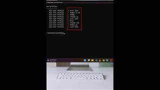 How to reveal connected WiFi password using CMD 🔐🔍shorts [upl. by Ytirahs]