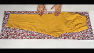 Very Easy Pant Trouser cutting and stitching  pant cutting and stitching  pant cutting [upl. by Zorana]