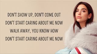 Dua Lipa  Dont Start Now Lyrics [upl. by Pettit]