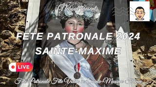 SainteMaxime Live Fête Patronale 2024 Patron Feast [upl. by Kannry2]